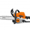 Oranžs Stihl motorzāģis, modelis ''MS180'', skats no kreisās puses