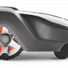 Melns Husqvarna zāles pļāvējs robots – Automower 430X modelis, skats no labās puses