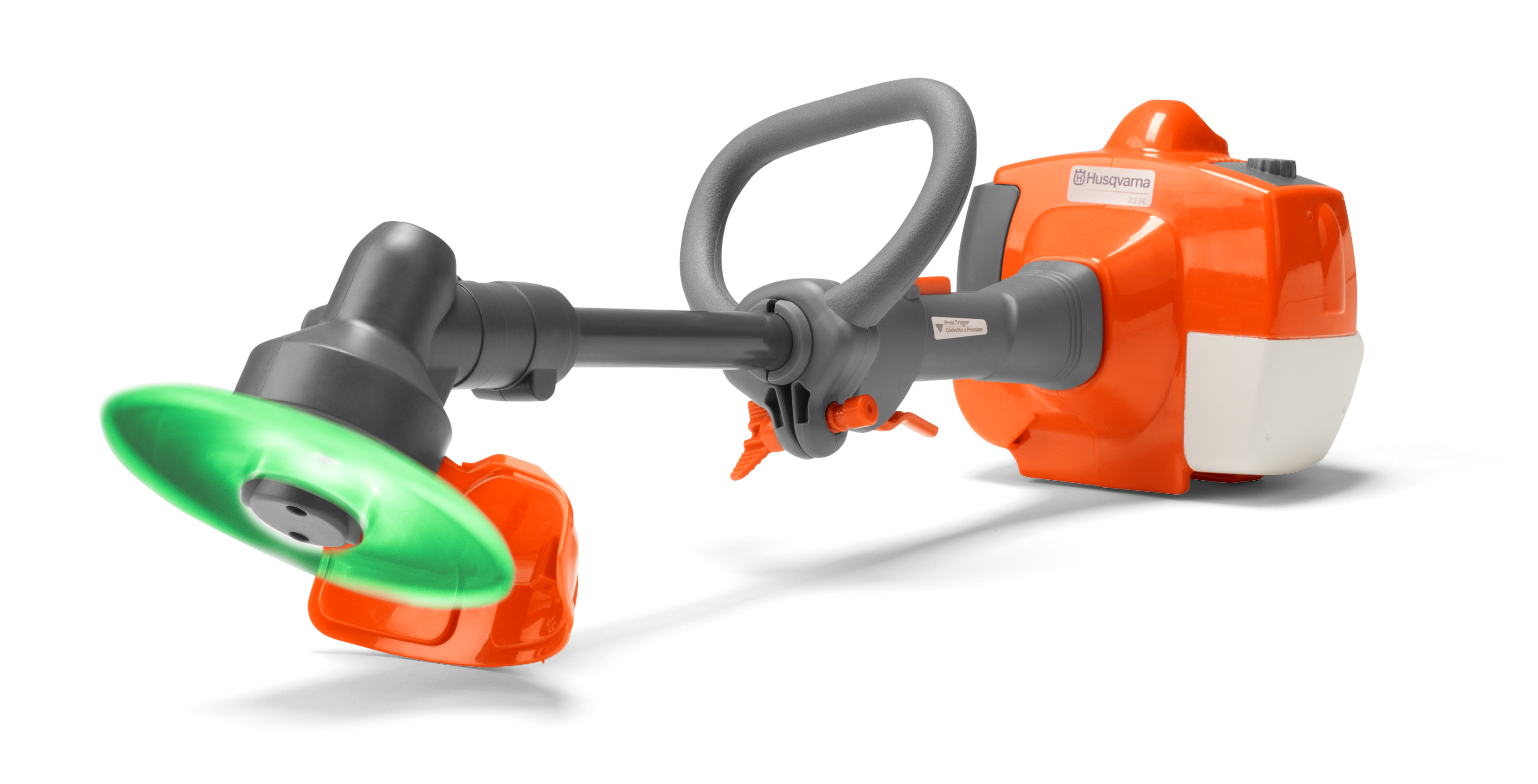 Oranža Husqvarna rotaļlieta – Trimmeris